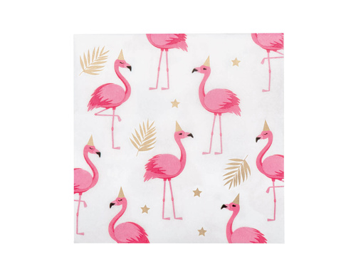 Serwetki hawajskie Flamingi - 33 cm - 20 szt.