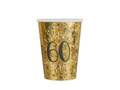 60th Birthday 60 Sparkling cups - 250 ml - 10 pcs.
