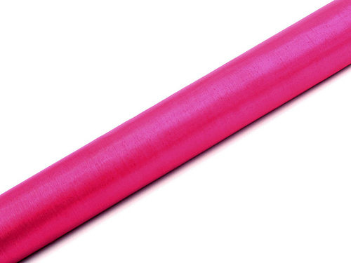 Organza plain dark pink - 36 cm x 9 meters