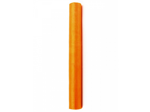 Organza plain orange - 36 cm x 9 meters