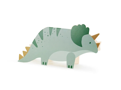 Triceratops Dinosaurs birthday invitations - 6 pcs.