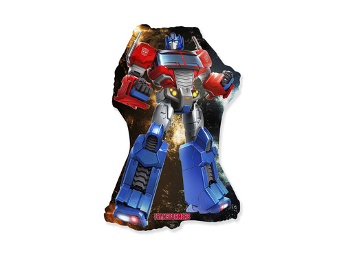 Balon foliowy do patyka Transformers Optimus Prime - 28 x 20 cm - 1 szt.