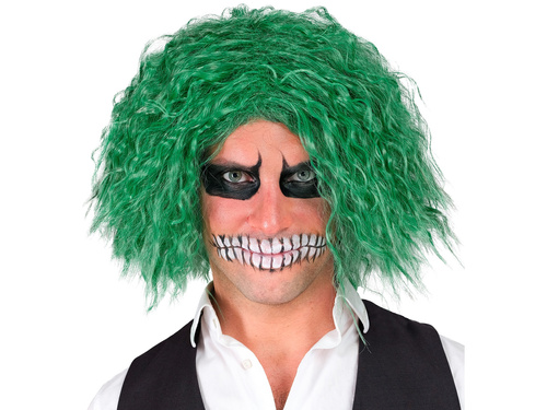 Man green medium lenght wig