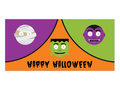 Halloween poster - Monsters - 70x33 cm