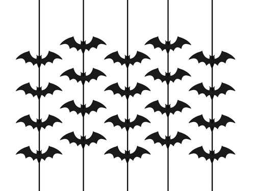 Hanging decoration Bats black