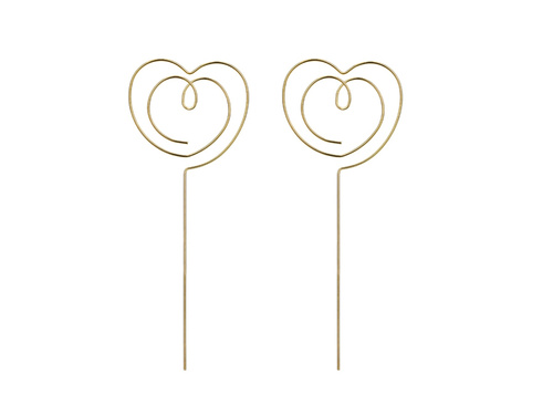 Cake topper Hearts - 2 pc