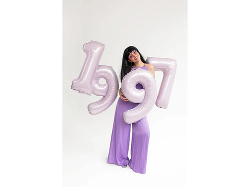 Number 9 Purple Foil Balloon - 72 cm - 1 pc
