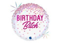 Birthday Bitch Foil Balloon - 46 cm - 1 pc