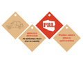 PRL bottle hangers with ribbon - 12 pcs.