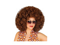 Brązowa duża  peruka afro