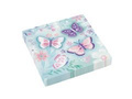 Birthday napkins with butterflies - 33 cm - 16 pcs.