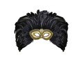 Shiny Black Cat Eye Eyemask - 1 pc.