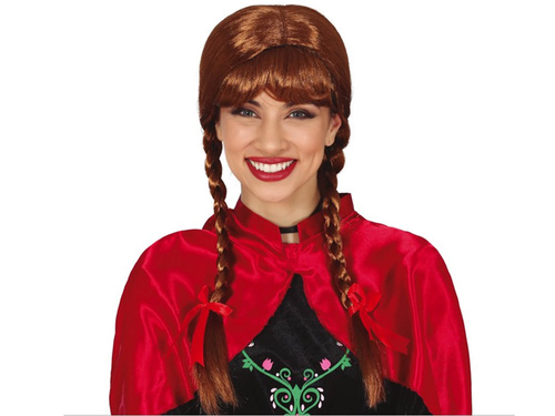 Brown ponytail wig - 1 szt.