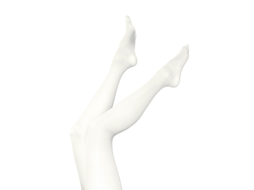 Rajstopy damskie - białe - 1 szt.