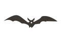 Zawieszka drewniana Nietoperz - 10,5 cm - 1 szt.