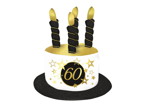 60th Birthday hat - 1 pc