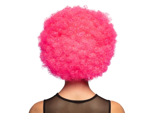 Wig Afro pink