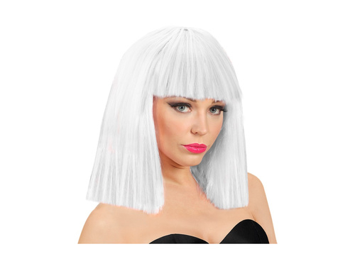 Biała peruka Showgirl
