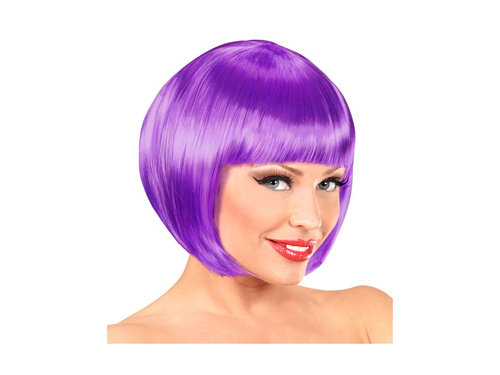 Liliowa peruka Chanel