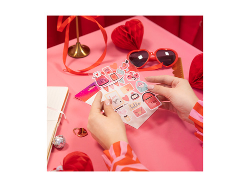 Naklejki Walentynkowe Miłosne - 18 szt.