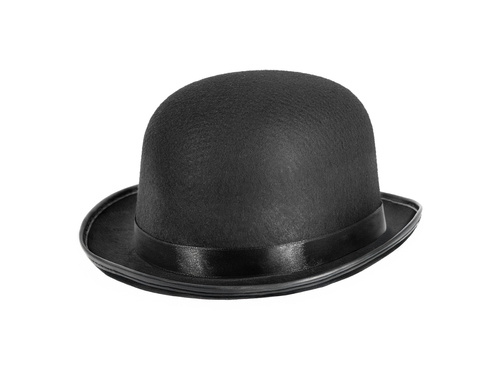 Kapelusz Melonik - czarny - 1 szt.