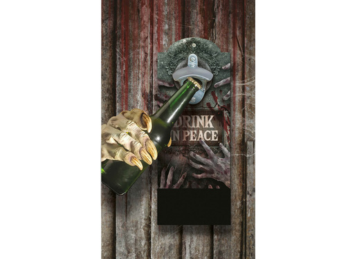 Wall bottle opener - 30 x 12 cm