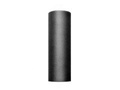 Smooth black tulle - 15 cm x 9 meters - 1 item.