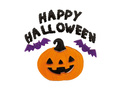 Naklejki żelowe na szybę Happy Halloween - 1 komplet