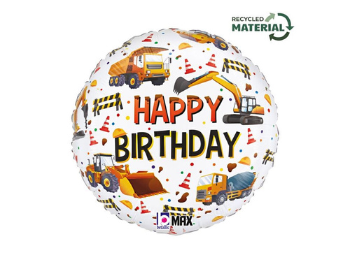 Foil balloon Construction - 35 cm - 1 pc.