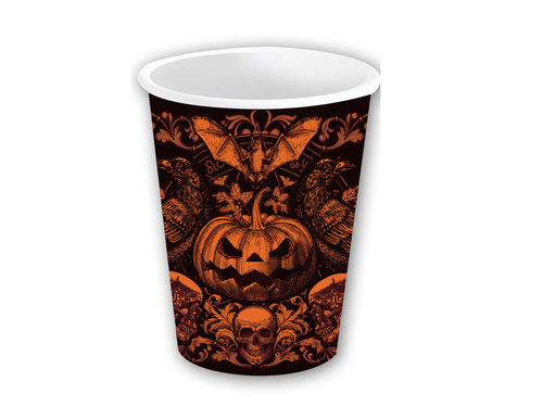 Halloween paper cups - 240 ml - 6 pcs