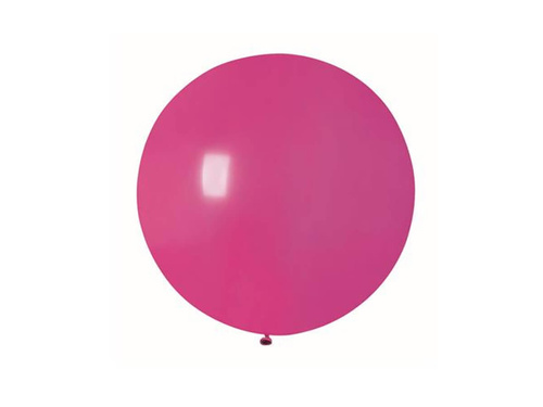 Giant balloon 85 cm in diameter - dark pink - 1 pc.