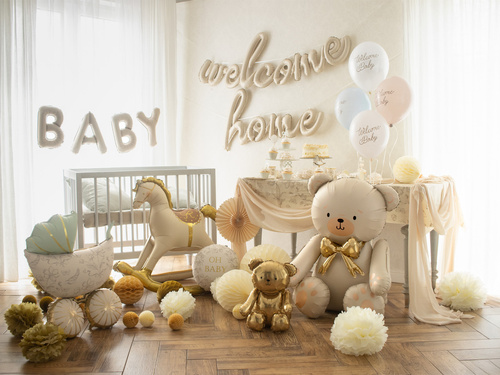 Balon foliowy Oh baby - 35x35 cm - 1 szt.