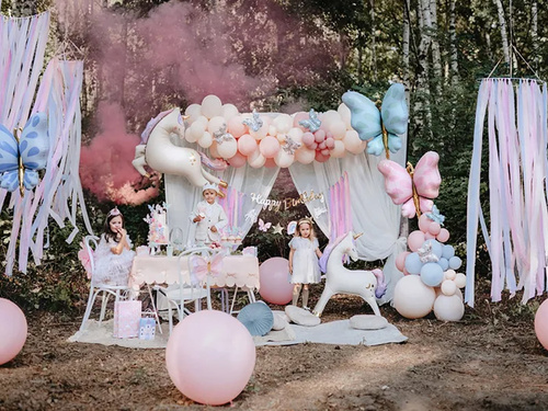 Blue Butterfly foil balloon - 69 x 69 cm - 1 pc.