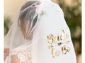 Bride to be veil - 72 cm - 1 pc.