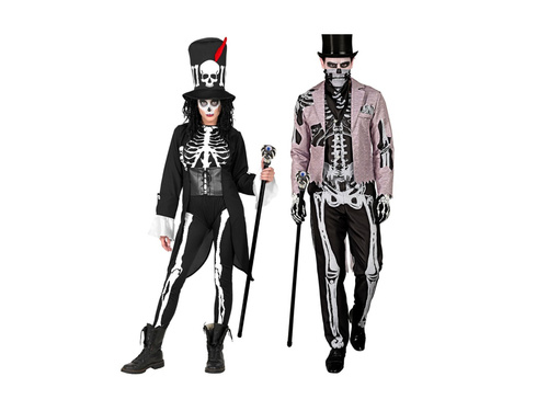 Składana laska szkieletu z ruchomym okiem - 110 cm