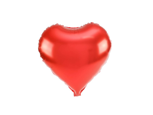 Red Heart Foil Balloon - 45 cm - 1 pc
