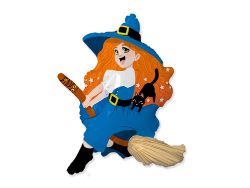 Witch Foil Balloon - 61 cm - 1 pc