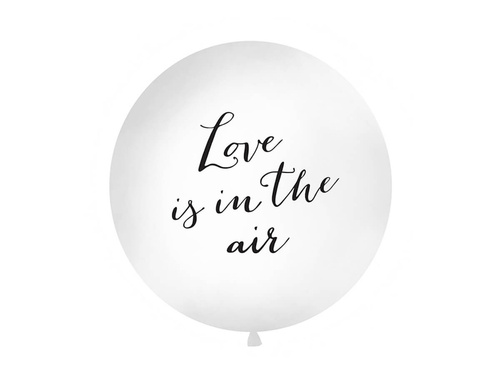 Giant balloon printed Love is in the air - 1 meter - 1 pc.