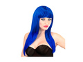 Niebieska peruka Vogue