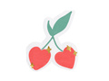 Cherries napkins - 32 cm - 20 pcs.