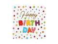 Happy Birthday napkins - 33 cm - 20 pcs.