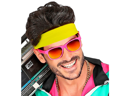 Neon yellow headband
