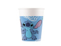 Stitch & Angel birthday cups - 200 ml - 8 pcs.