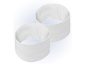 Pair of white wristbands