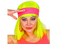 Opaska na głowę neonowa różowa - 1 szt.