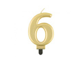Gold Candle no 6 - 1 pc