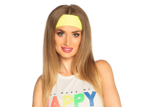 Headband Retro neon yellow