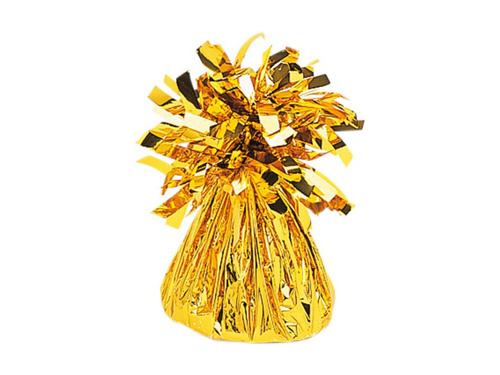 Obciążnik foliowy do balonów napełnionych helem - złoty - 170 g