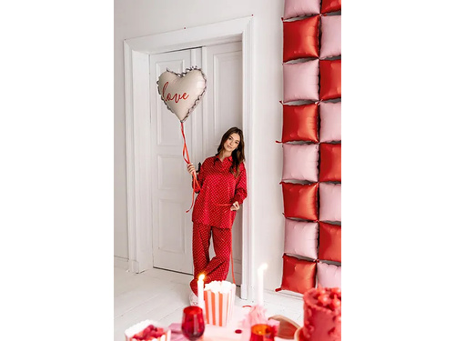 Balon foliowy Serce Love - 50 x 47 cm - 1 szt.