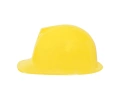 Yellow worker's helmet
